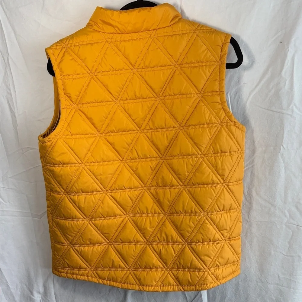 Gymboree Moto Boss Yellow Quilted Vest XL 14